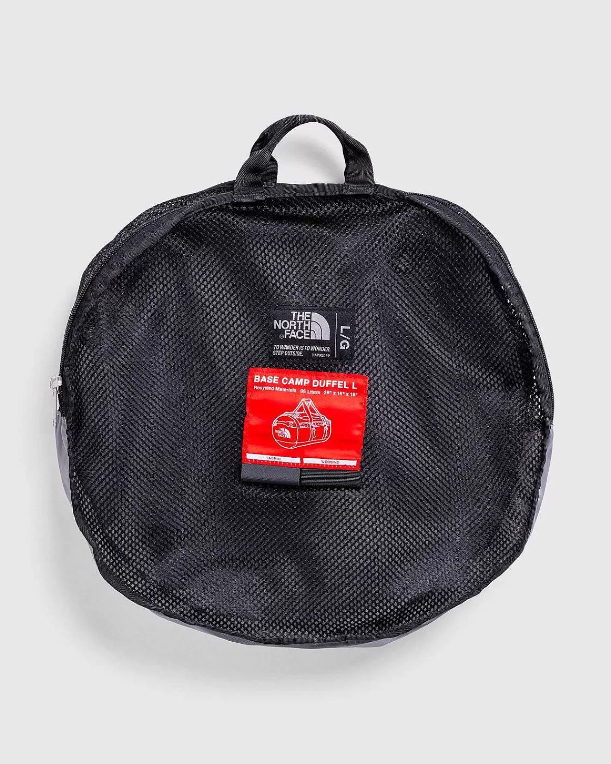 Tasker>The North Face Base Camp Duffel L Tnf Sort/Tnf Hvid