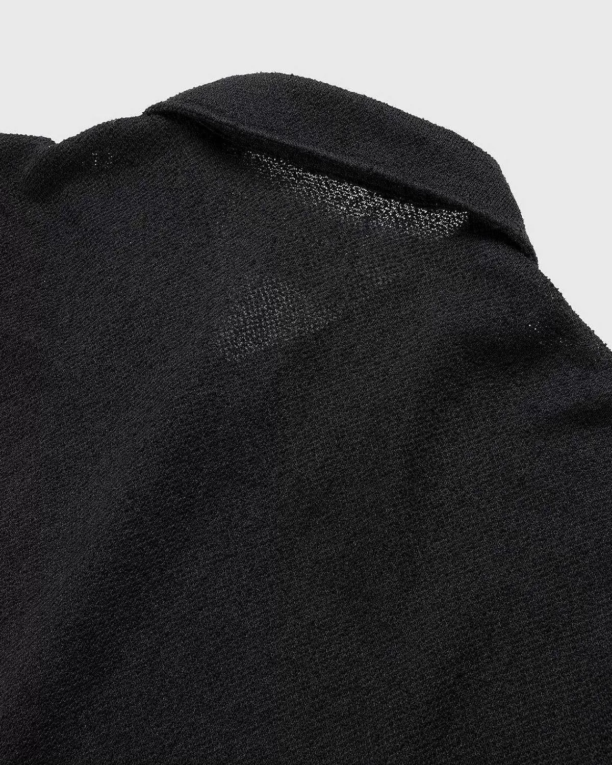 Skjorter>Our Legacy Box Kortaermet Skjorte Sort Boucle