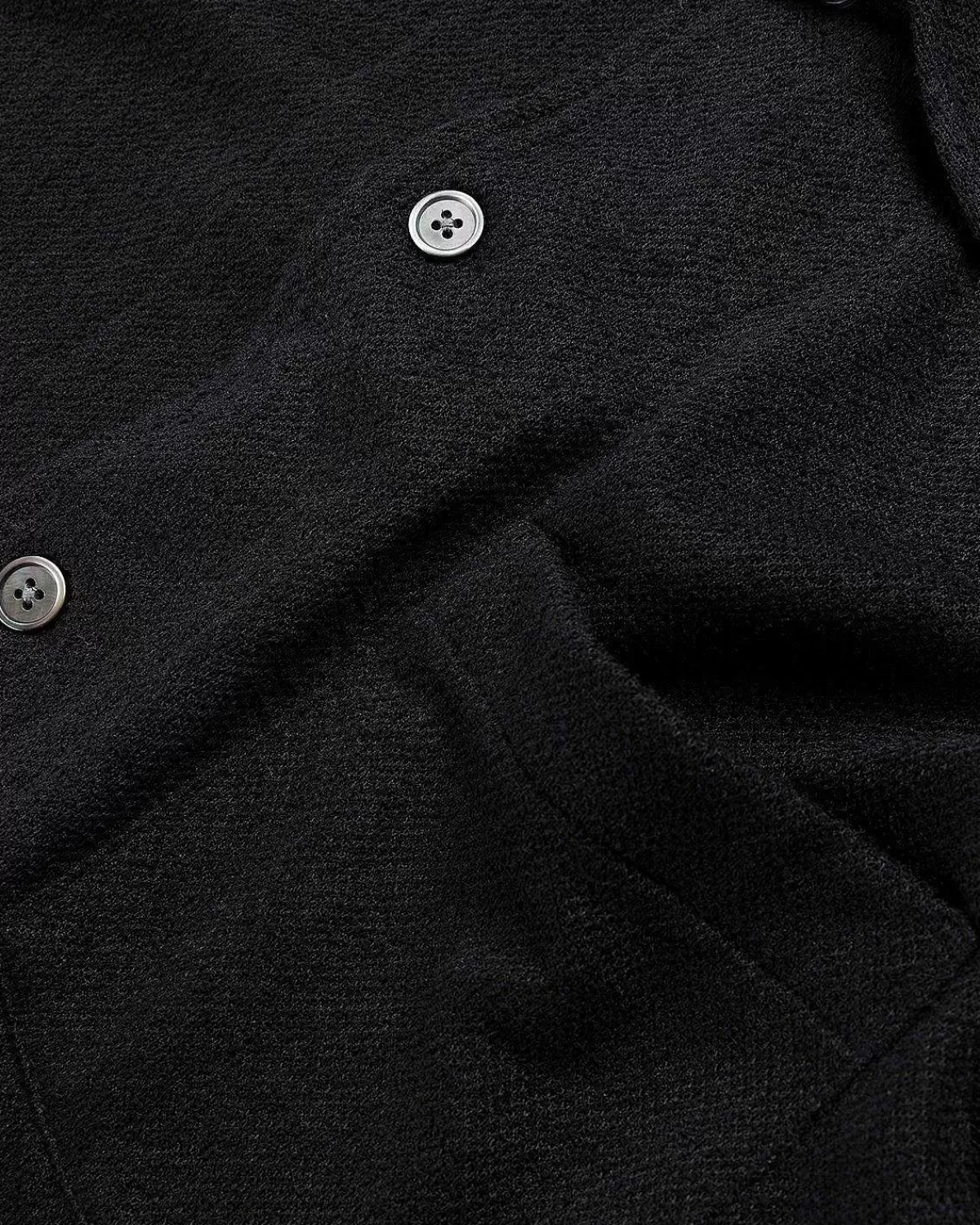 Skjorter>Our Legacy Box Kortaermet Skjorte Sort Boucle