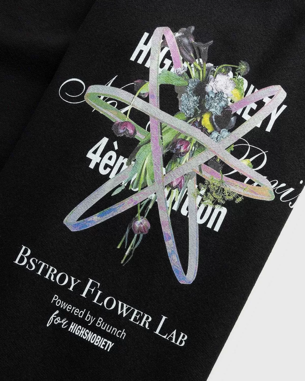 Bukser>Bstroy Not In Paris 4 Flower Sweatpants Sort