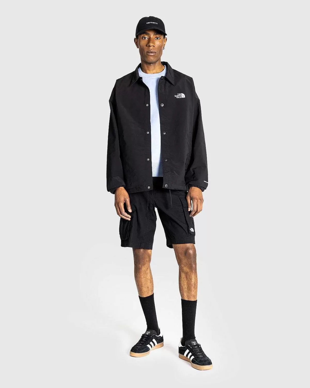 Overtøj>The North Face Tnf Easy Wind Coaches Jakke Tnf Sort