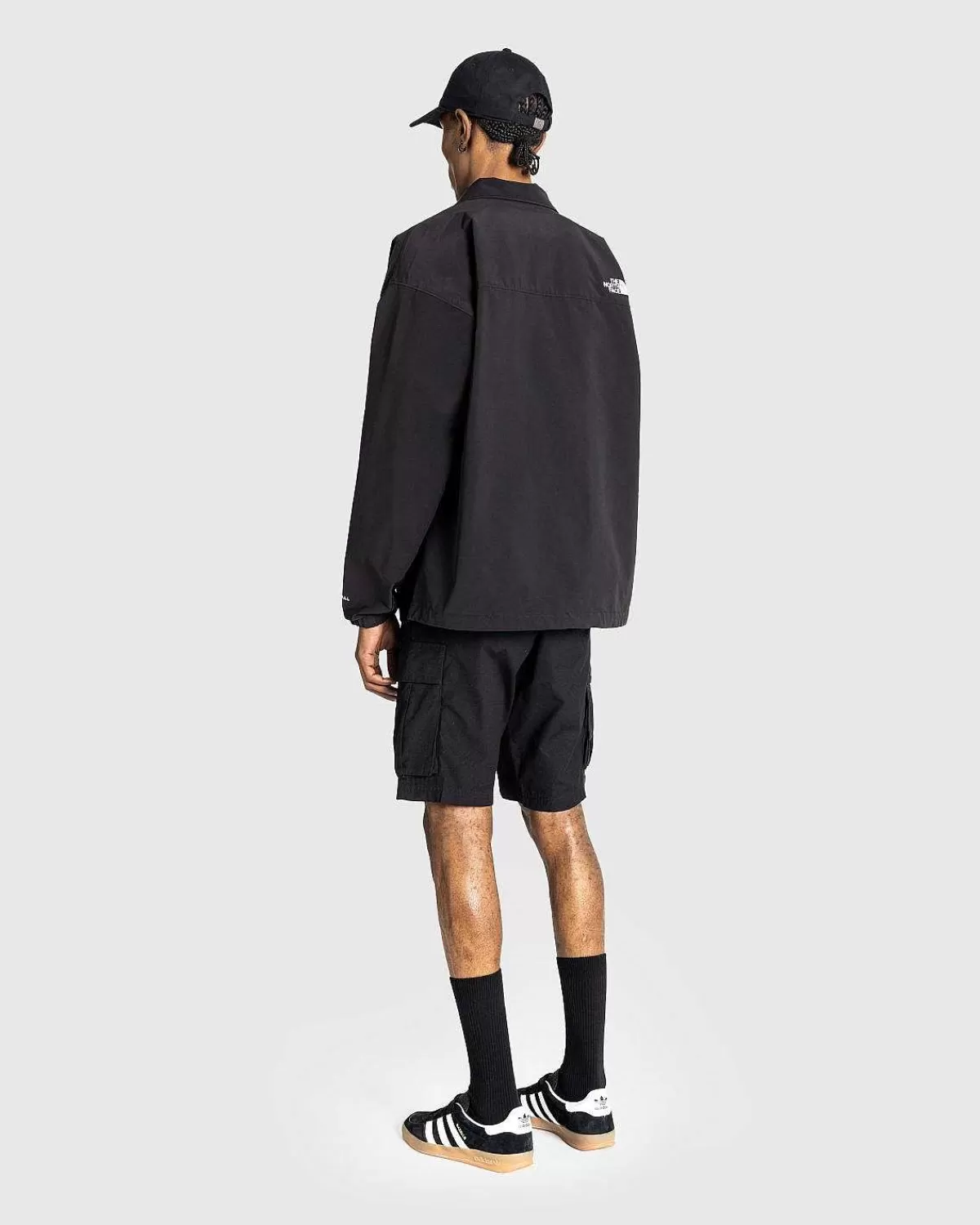 Overtøj>The North Face Tnf Easy Wind Coaches Jakke Tnf Sort