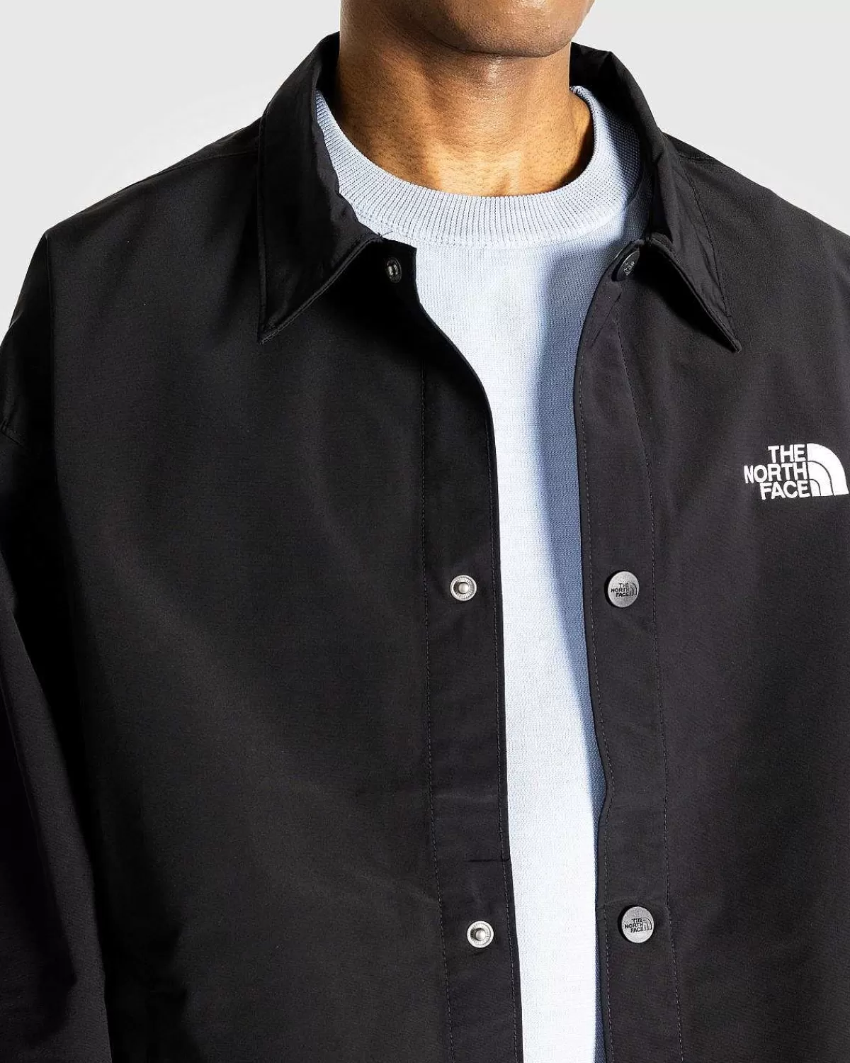 Overtøj>The North Face Tnf Easy Wind Coaches Jakke Tnf Sort