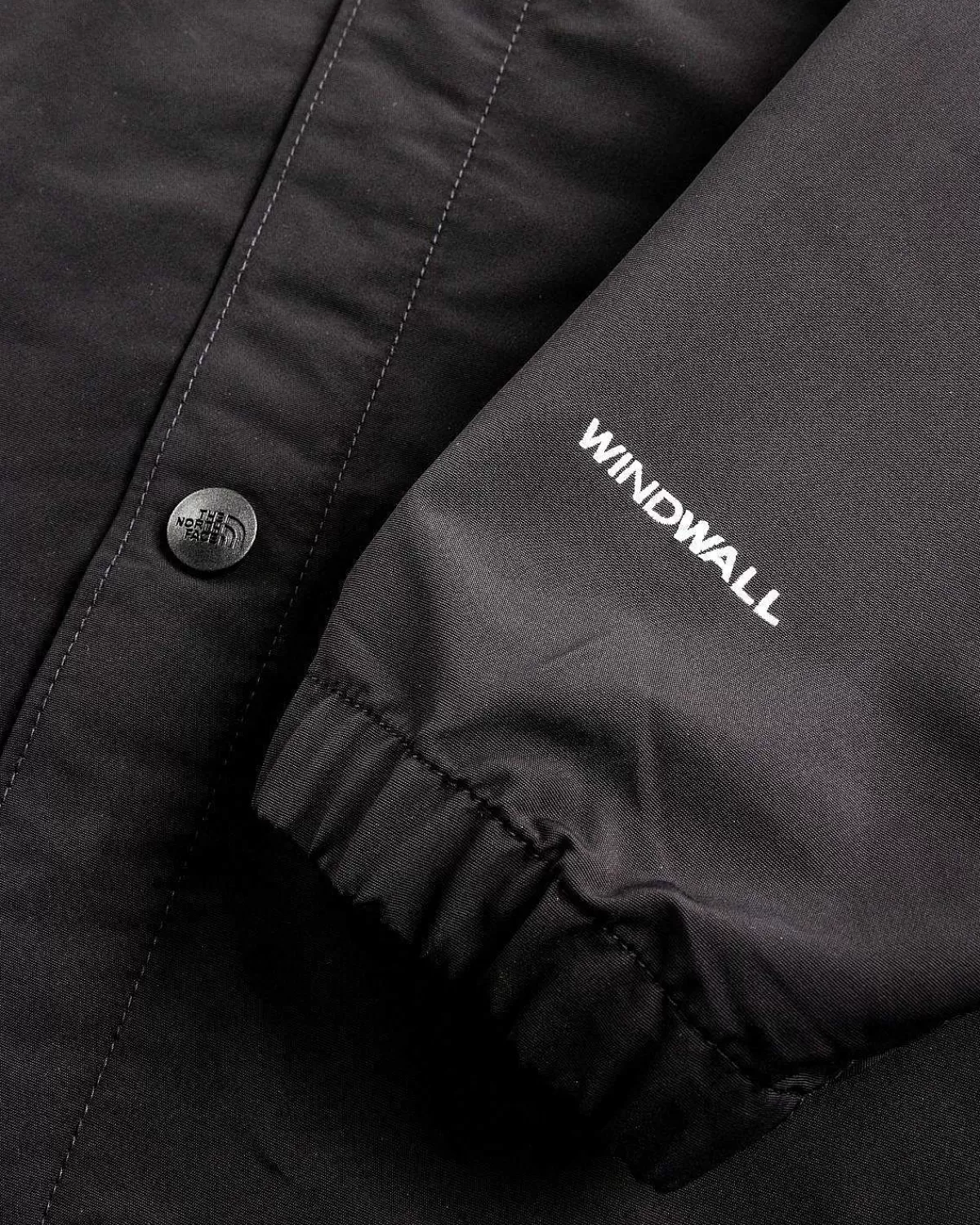 Overtøj>The North Face Tnf Easy Wind Coaches Jakke Tnf Sort